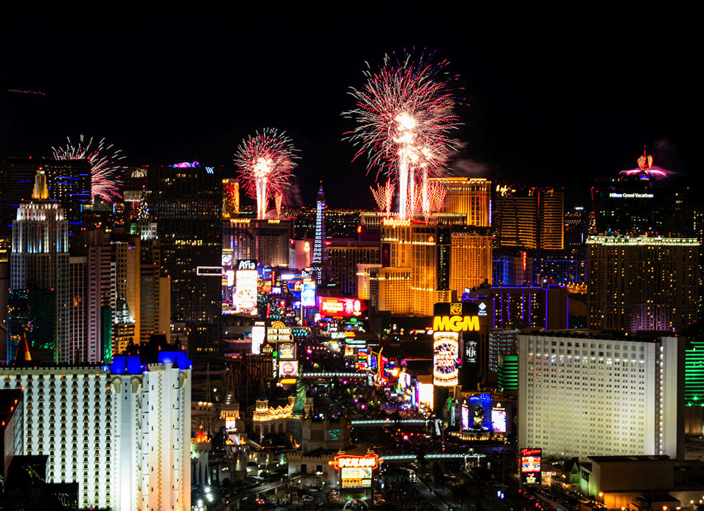 New Year's Eve in Las Vegas has fireworks, concerts and parties